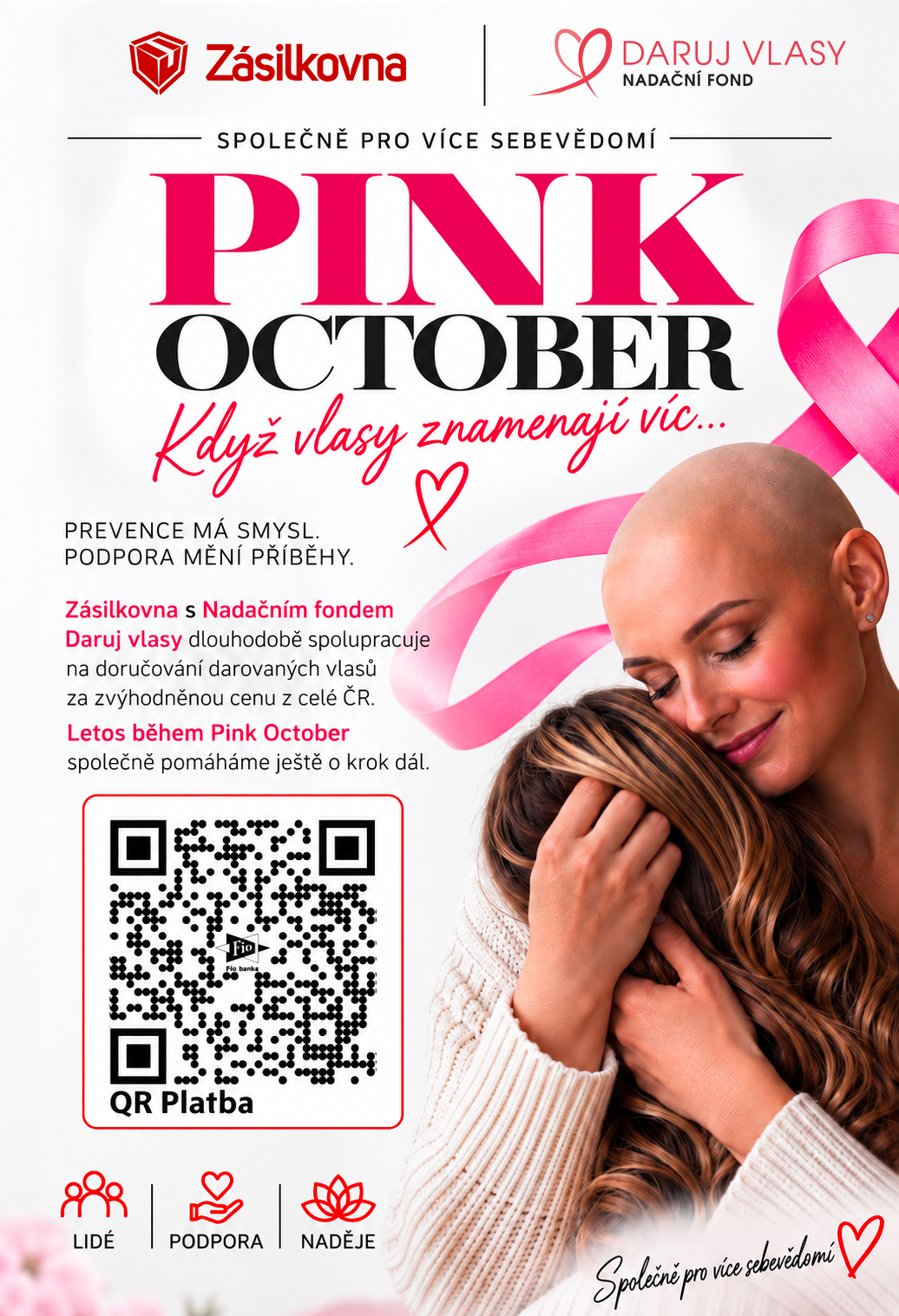 QR platba – zaměstnanecká sbírka Zásilkovna